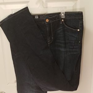 Dark Wash Curvy Bootcut Jeans